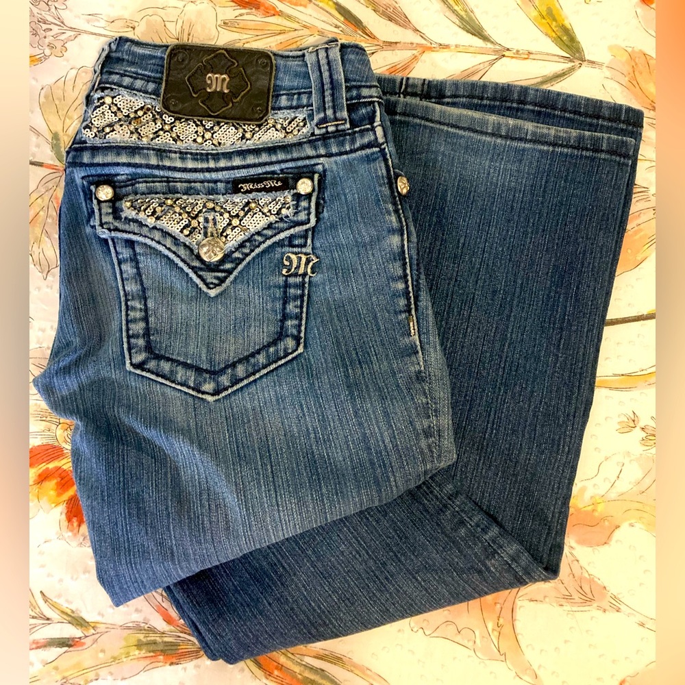 Women’s Miss Me Bootcut Sparkly Jeans